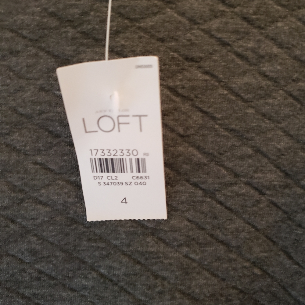 Loft Grey Quilted Dress - Picture 6 of 6
